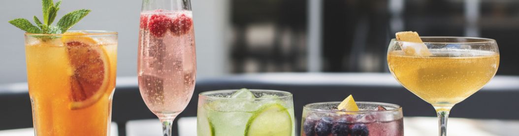 5 Mood-Boosting Sparkling Drinks- read more on drinknoms blog