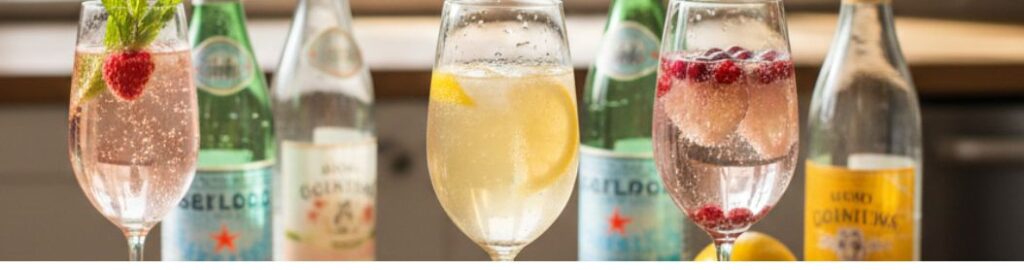 DIY Sparkling Drink Pairings- read more drinknoms blog