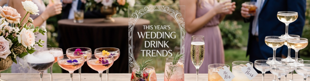 Wedding Drink Trends This Year Cocktails, Mocktails & Signature Sips