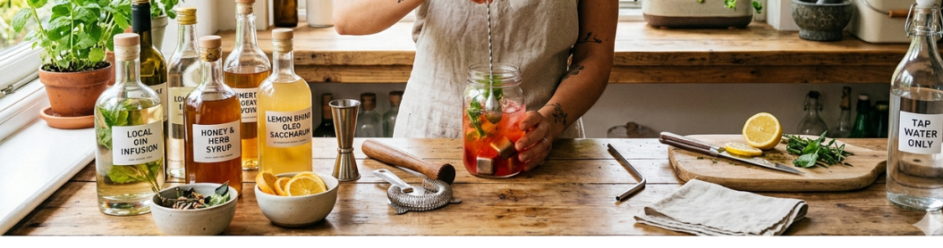 Eco-Friendly & Sustainable Drink Practices For Home Mixologists