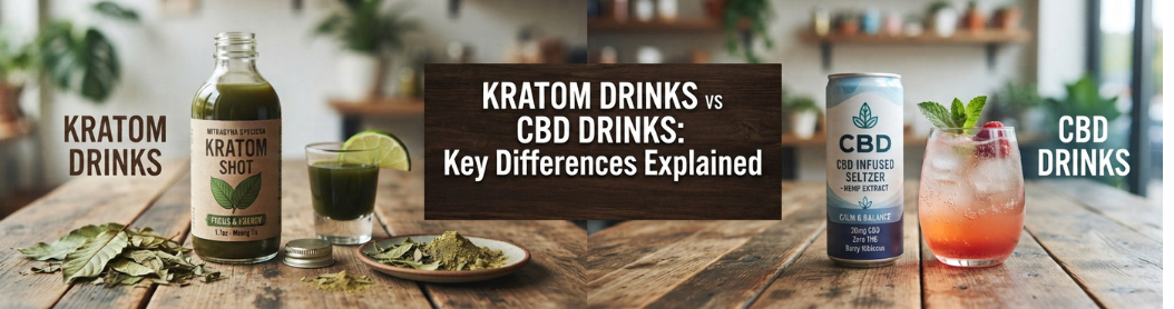 Kratom Drinks Vs. CBD Drinks Key Differences Explained